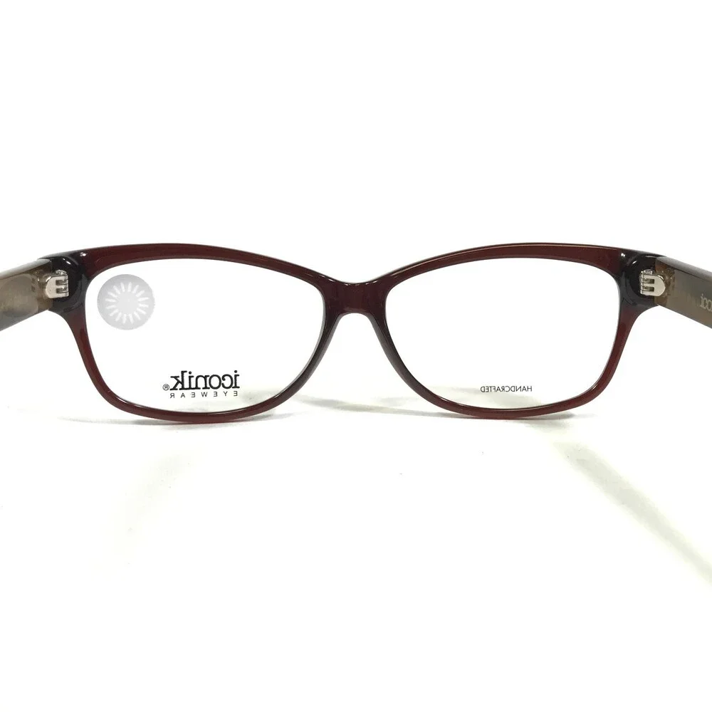 Iconik Eyeglasses Frames Blair C01 Brown Tortoise Cat Eye Full Rim 54-14-140